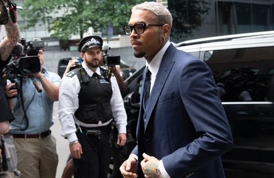 Chris Brown is a dad again