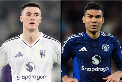 Casemiro is ‘a working machine’, says Manchester United team-mate Benjamin Sesko