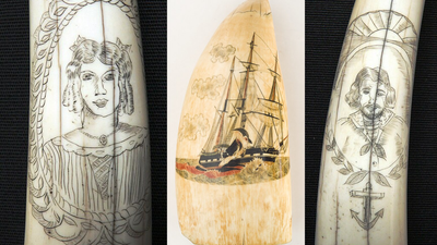 Scrimshaw: How 18th and 19th-century sailors turned whale bones into powerful works of maritime art