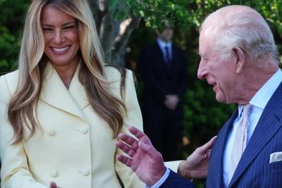 King Charles leaves Melania Trump in fits of laughter with joke during White House beehive tour