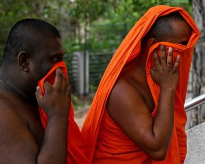 Sri Lanka police arrest 22 Buddhist monks after 110kg of cannabis found in luggage
