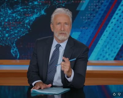 Jon Stewart on White House correspondents’ dinner: ‘We can’t even pull off a dinner that shouldn’t have existed in the first place’