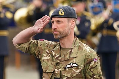 Prince of Wales speaks of ‘fond memories’ on return to airbase