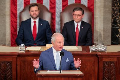 King Charles delivers historic address to US Congress after meeting Donald Trump