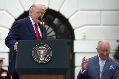 President Trump tells world his mother had crush on ‘cute’ King Charles