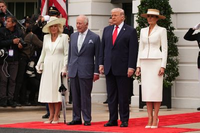 King and Queen officially welcomed to US by Donald Trump