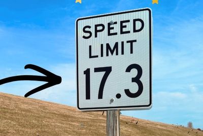 Wisconsin road adds a decimal point to its speed limit. It’s not a joke