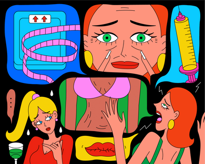 How do I respond to my friends when they criticize their own weight and looks?