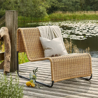 Step aside, fancy garden furniture, George Home is proving stylish garden furniture can be done on a budget – this stunning rattan lounge chair proves it