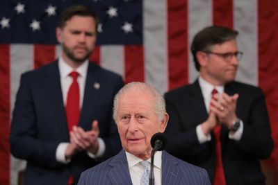 Watch: King Charles’s praise of checks on executive power brings Congress to its feet
