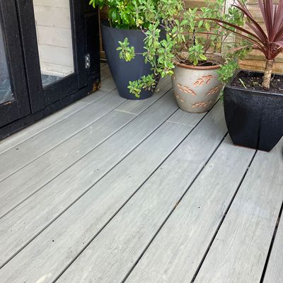 My garden decking was covered in grime and algae after winter, but this miracle outdoor cleaner made it look like new again – no scrubbing or pressure washer needed