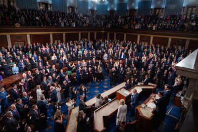 For one very brief moment, a king unites a divided Congress