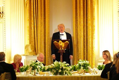Who is on the guest list for the state dinner honoring King Charles?