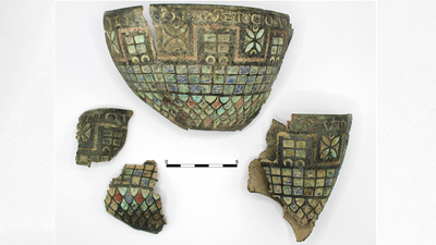 1,900-year-old souvenir cup featuring Hadrian's Wall and Roman forts discovered in Spain