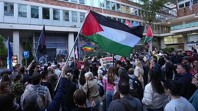 Eurovision crisis: Protesters in Serbia urge boycott of contest over Israel's participation