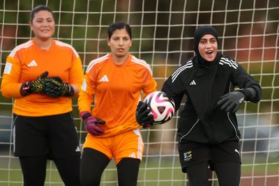 Afghan refugee women’s football team gets Fifa backing despite Taliban ban