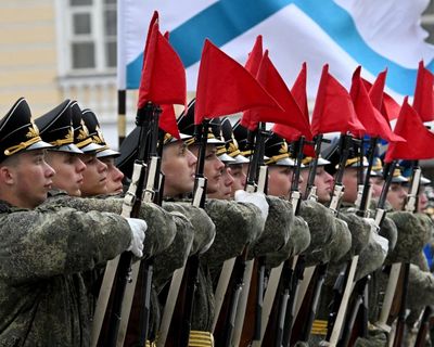 Russia to hold Victory Day parade with no military hardware amid Ukraine strike fears