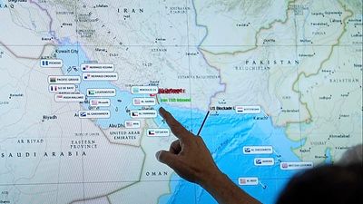 US blockade of Iranian ports aims at 'internal division,' parliament speaker says