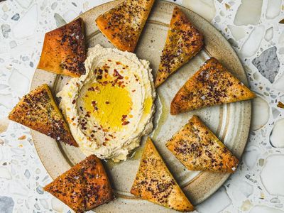 How to turn old pitta into spiced chips – recipe