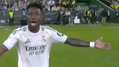 RefCam From Controversial Late Equalizer Shows What a Vinicius Junior Rant Looks Like Up Close