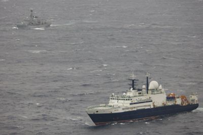 Royal Navy chief issues warning as Russian ship sightings ‘jump’