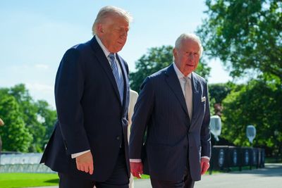 Trump faces criticism for breaking royal protocol on King Charles state visit