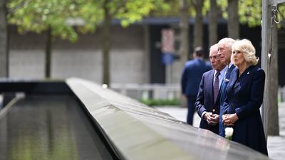 King and Queen's touching gesture on visit to 9/11 memorial in New York as state visit continues