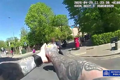 Dramatic bodycam shows moment police taser Golders Green terror attack suspect