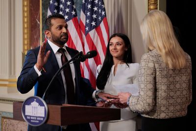 Kash Patel’s girlfriend lashes out at ‘sick’ report suggesting she was holding another person’s hand after shots rang out at correspondents’ dinner