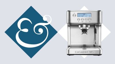 The Stylish Casabrews Ultra Espresso Machine Delivers Professional-Grade Shots and Is Easy to Operate for Beginners