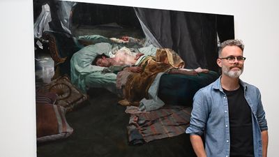 Hamlet 'double portrait' wins Archibald packers' prize
