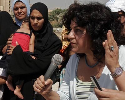 So many Iraqi women have been killed for having a voice. Tomorrow, it could be one of us