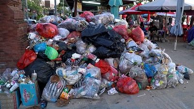 Trash piles up in Bali as landfill ban triggers waste crisis