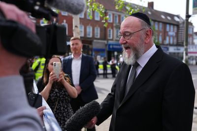 ‘Visibly Jewish’ people aren’t safe on UK’s streets, warns chief Rabbi