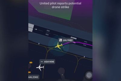 Air traffic control audio captures moment United Airlines flight strikes mystery drone