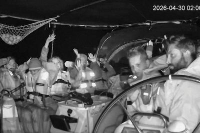 Israel’s seizure of Gaza aid flotilla off coast of Greece condemned as ‘act of piracy’ as 175 people detained