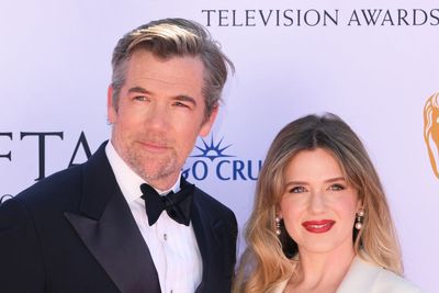 Devil Wears Prada star’s wife hilariously reacts to him calling Anne Hathaway ‘most beautiful woman’