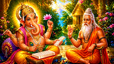 Why Ganesha Wrote Mahabharata, Not Other Gods