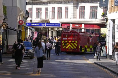 Fourteen treated at Farringdon station after passengers report ‘chemical smell’