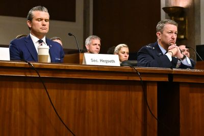 Pete Hegseth’s second Capitol Hill hearing interrupted by anti-war protester