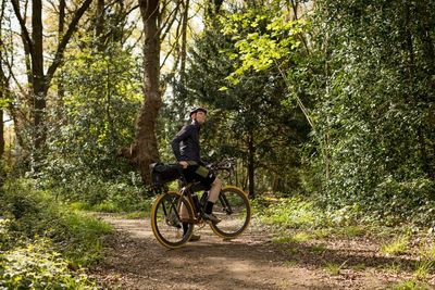'My strategy is just to see how it goes' - meet the man cycling around the world on a bike made of wood