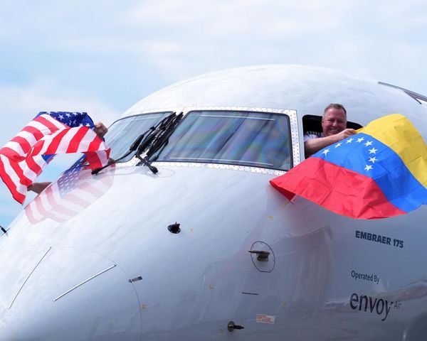‘A new chapter’: first commercial fight from US since 2019 lands in Venezuela