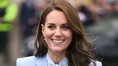 Kate Middleton's anniversary look just put pastel blue and chocolate brown firmly on my radar as a summer shade combination