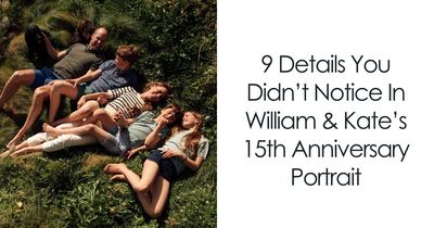 9 Details You Didn’t Notice In William & Kate’s 15th Anniversary Portrait