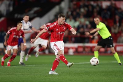 Nottingham Forest 1-0 Aston Villa: Chris Wood penalty seals win in Europa League semi-final opener