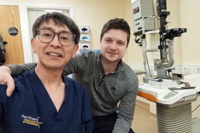 Man’s sight restored by doctors after windscreen glass punctured his eye in horrific car crash