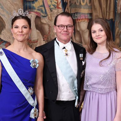 The 14-Year-Old Future Queen of Sweden Joins in Royal Tiara Fest to Celebrate Her Grandfather's 80th Birthday