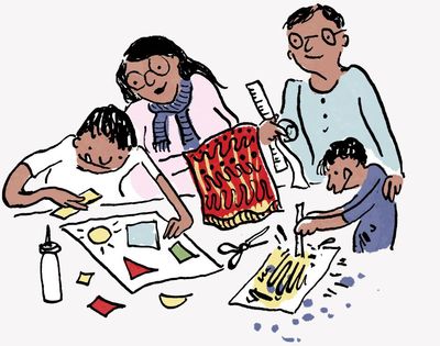 Our family’s Saturday: ‘We try to encourage creativity at home’