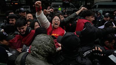 Turkish police fire tear gas and arrest at least 570 people at May Day rallies