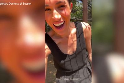Princess Lilibet heard in new video as Meghan collects eggs from chickens at Montecito home